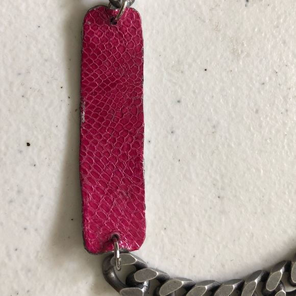 Reversible Gunmetal Chain Necklace - Picture 4 of 4